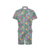 Cactus Colorful Print Pattern Men's Romper