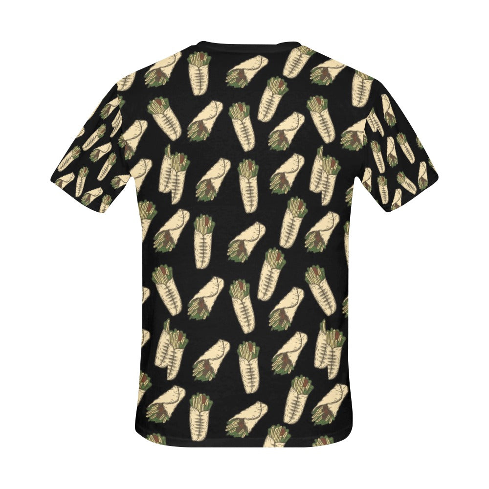 Burrito Print Design LKS303 Men's All Over Print T-shirt