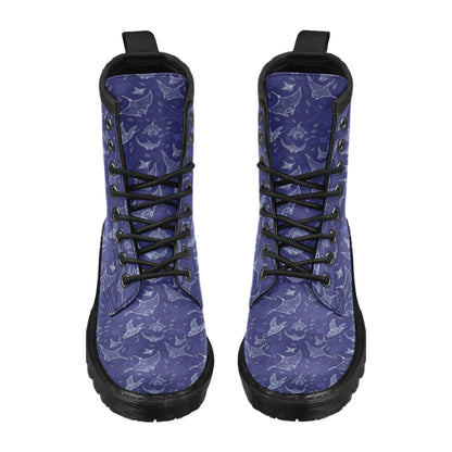 Manta Ray Print Design LKS401 Women's Boots