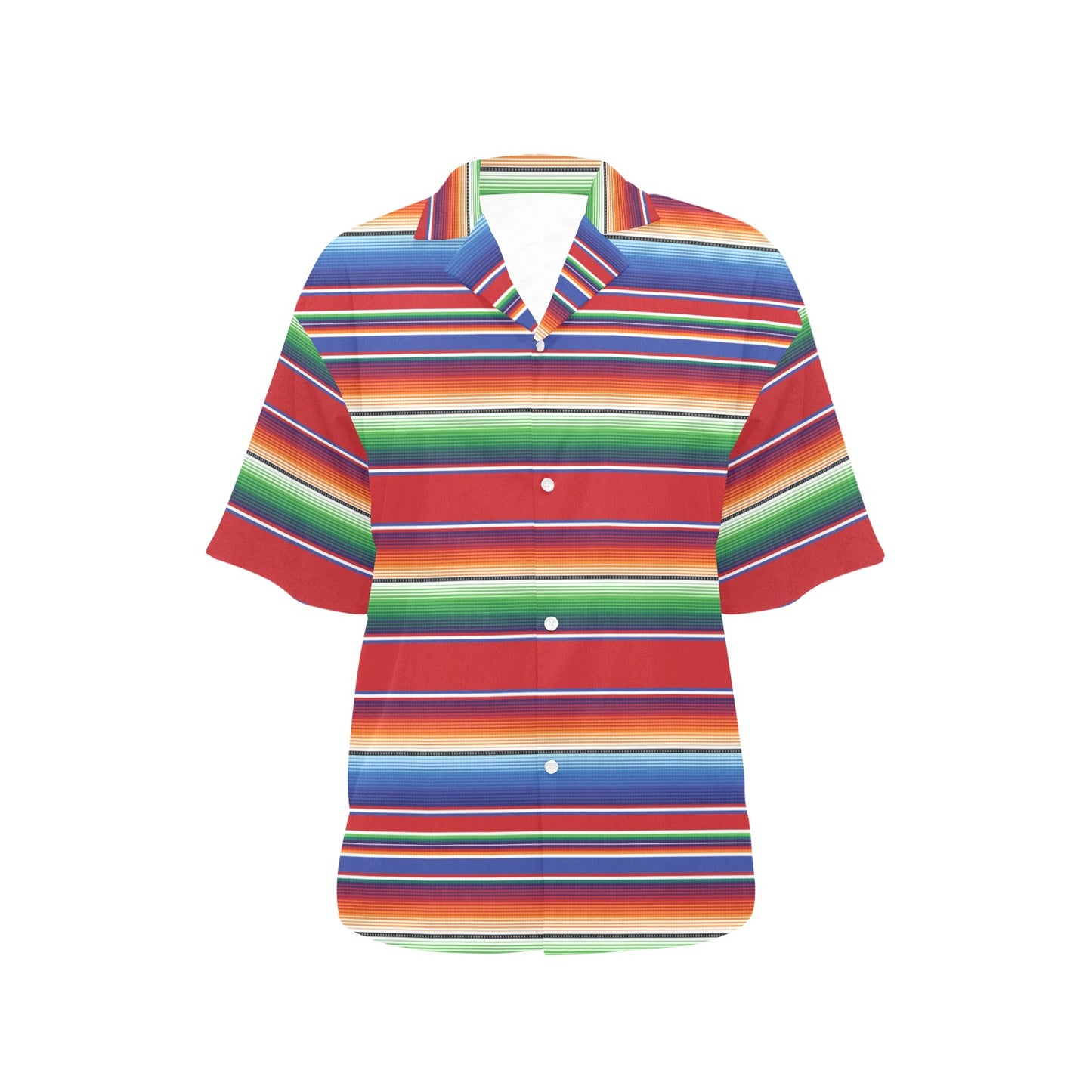 Serape Print Design LKS304 Women's Hawaiian Shirt