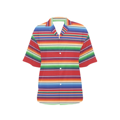 Serape Print Design LKS304 Women's Hawaiian Shirt