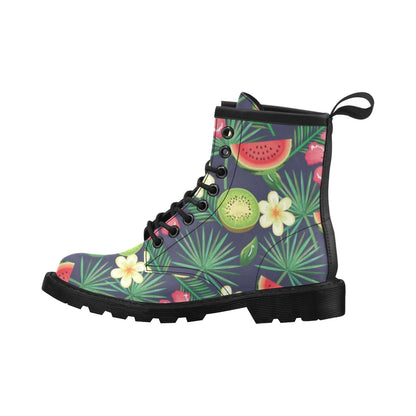 Tropical Fruits Pattern Print Design TF05 Women's Boots