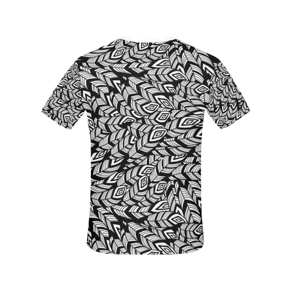 Tribal Pattern Print Design LKS302 Women's  T-shirt