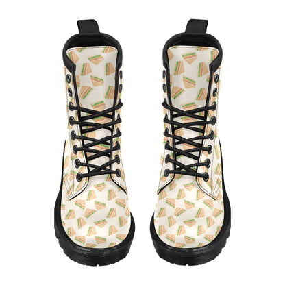 Sandwich Print Design LKS301 Women's Boots