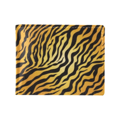Tiger Print Design LKS302 Men's ID Card Wallet