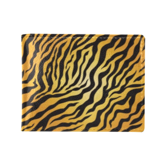 Tiger Print Design LKS302 Men's ID Card Wallet