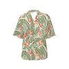 Bird Of Paradise Pattern Print Design BOP08 Women's Hawaiian Shirt