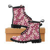 Cherry Blossom Pattern Print Design CB06 Women's Boots