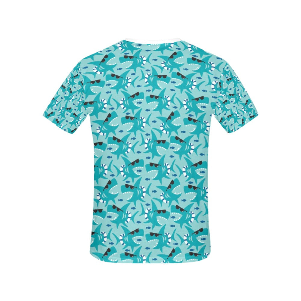 Shark Cute Print Design LKS302 Women's  T-shirt