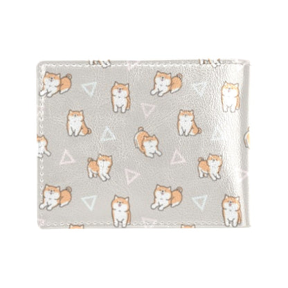Shiba Inu Print Design LKS307 Men's ID Card Wallet