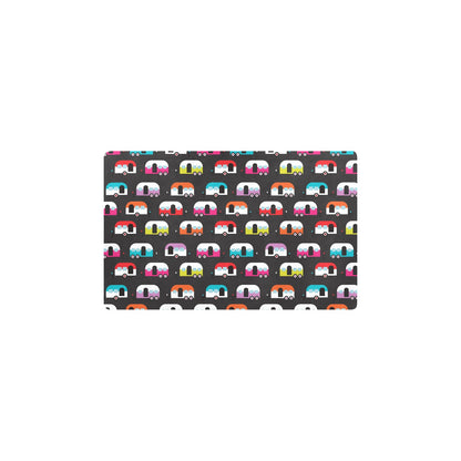 Camper Caravan Pattern Kitchen Mat