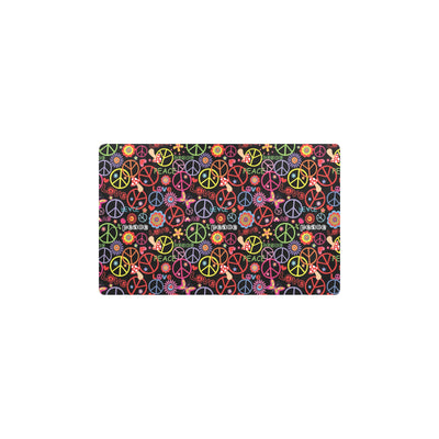 Peace Sign Colorful Design Print Kitchen Mat