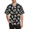 Skull Print Design LKS3013 Men's Hawaiian Shirt