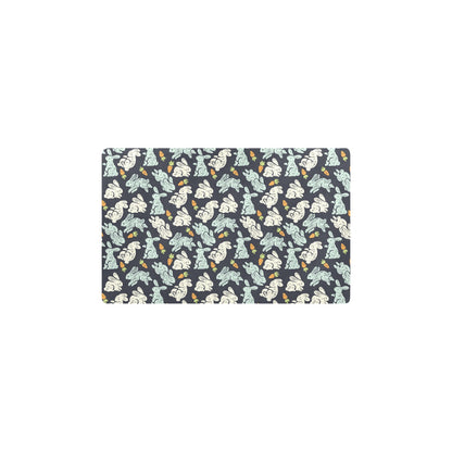 Bunny Pattern Print Design 04 Kitchen Mat