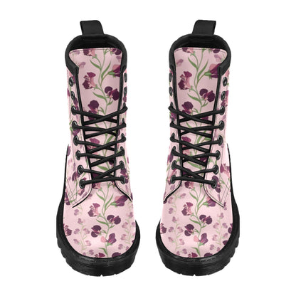 Peony Pattern Print Design PE09 Women's Boots