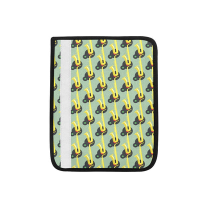 Saxophone Print Design LKS405 Car Seat Belt Cover
