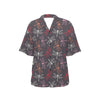 Dragonfly Pattern Print Design 01 Women's Hawaiian Shirt