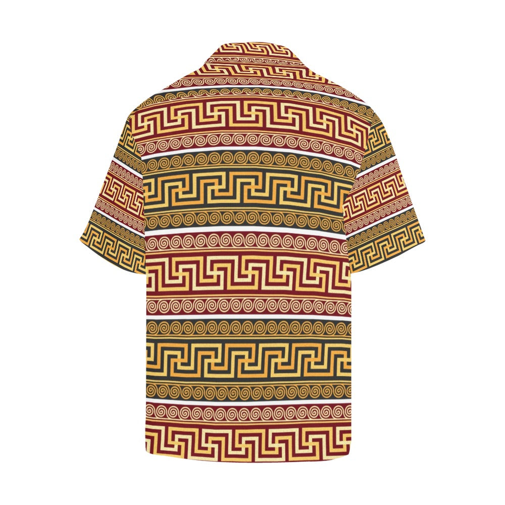 Ancient Greek Pattern Print Design LKS302 Men's Hawaiian Shirt