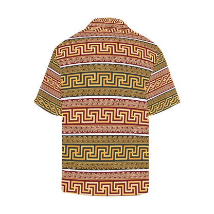 Ancient Greek Pattern Print Design LKS302 Men's Hawaiian Shirt