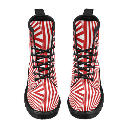Vortex Print Design LKS304 Women's Boots