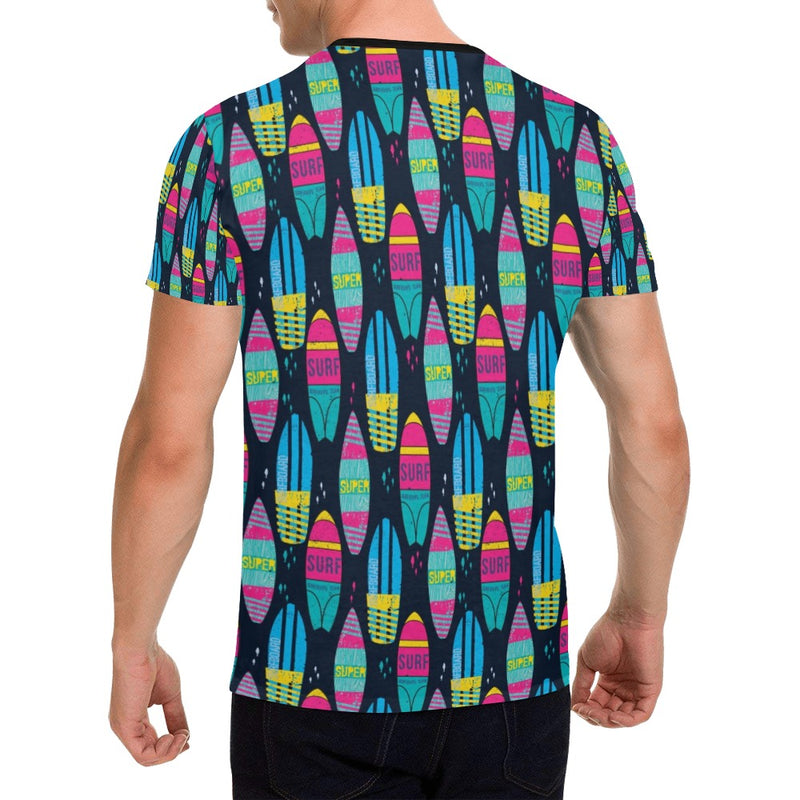 Surfboard Colorful Print Design LKS302 Men's All Over Print T-shirt