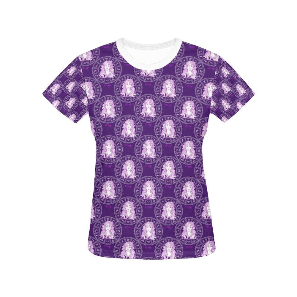 Virgo Print Design LKS301 Women's  T-shirt