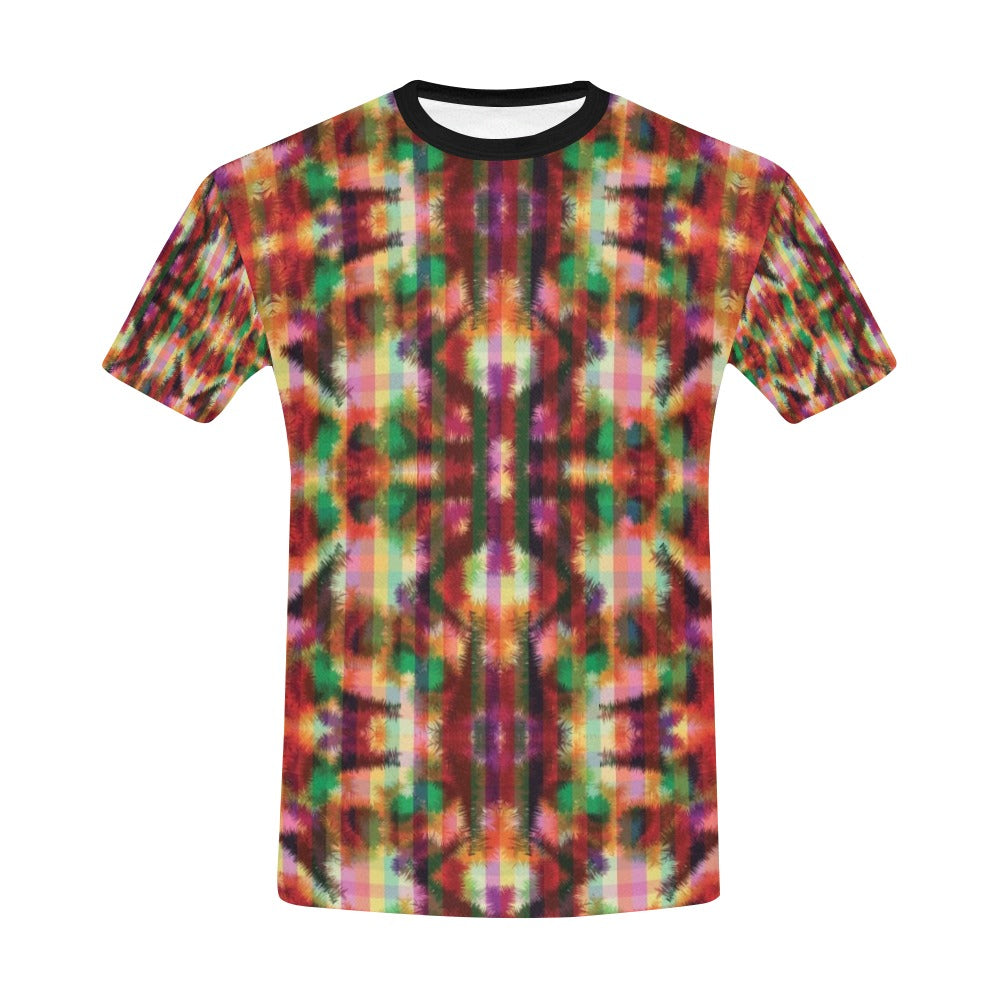 Tie Dye Print Design LKS301 Men's All Over Print T-shirt
