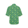 Cabbage Pattern Print Design 02 Women's Hawaiian Shirt