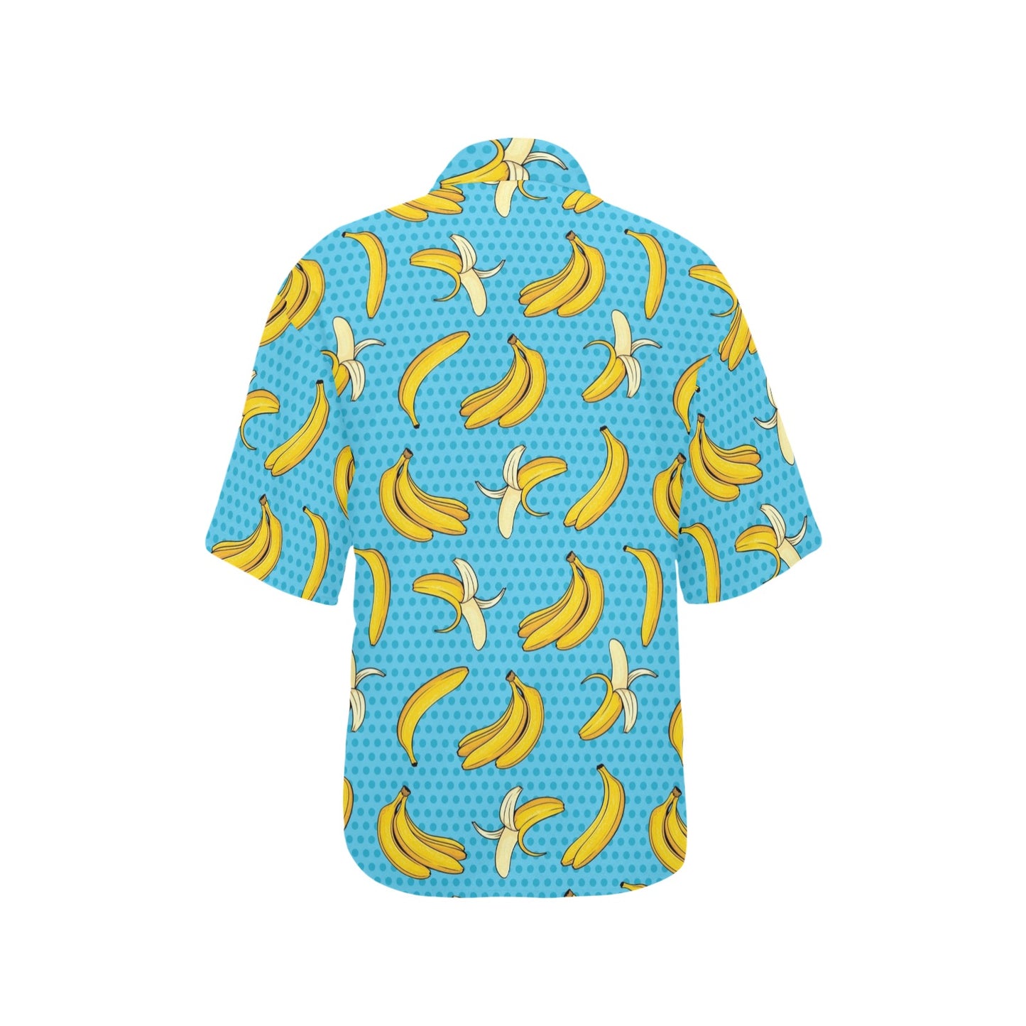 Banana Pattern Print Design BA08 Women's Hawaiian Shirt
