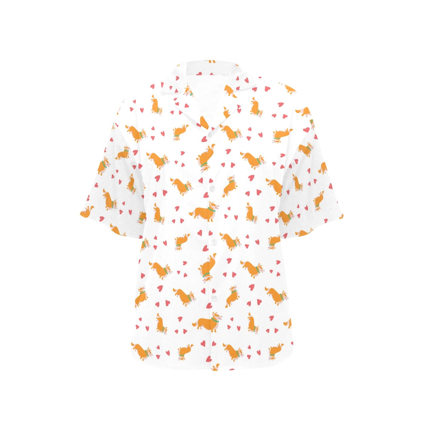 Cardigan Welsh Corgis Pattern Print Design 04 Women's Hawaiian Shirt