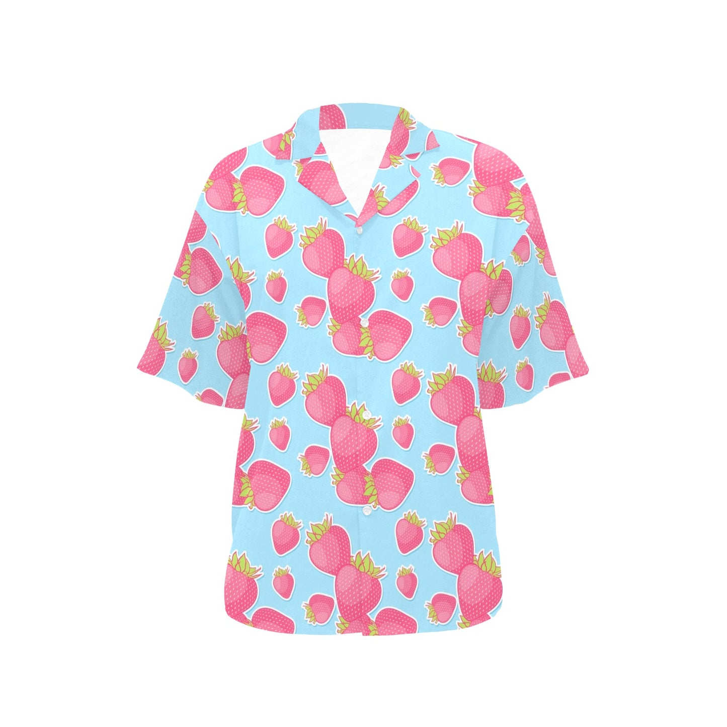 Strawberry Pattern Print Design SB04 Women's Hawaiian Shirt