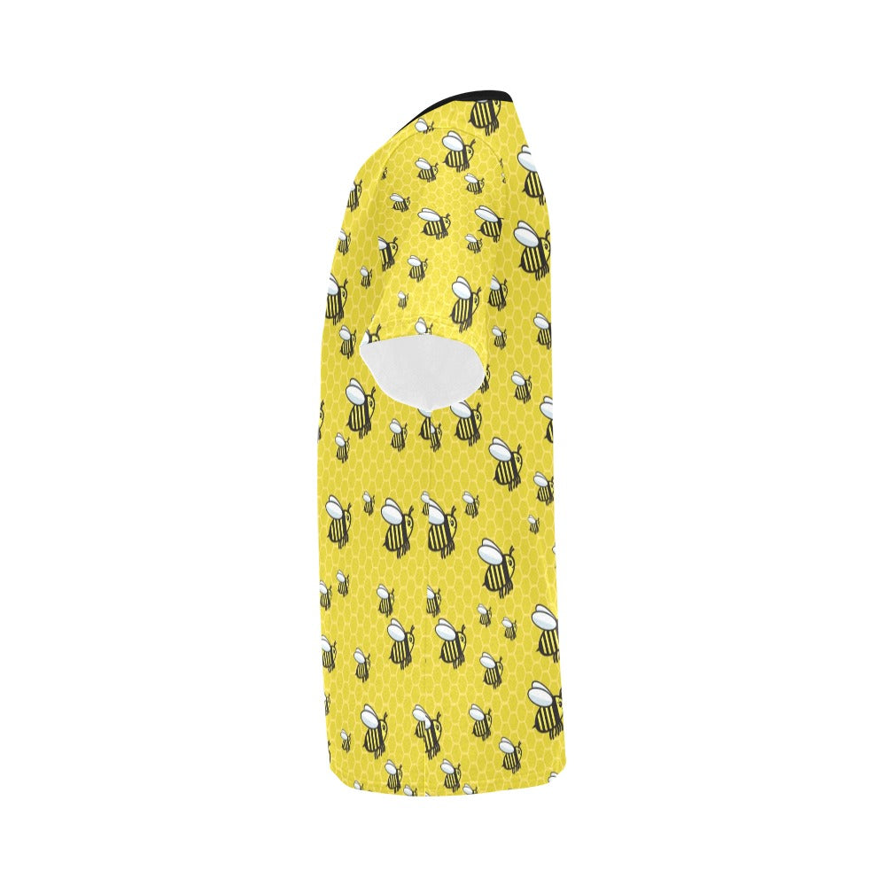 Bee Cute Print Design LKS308 Men's All Over Print T-shirt
