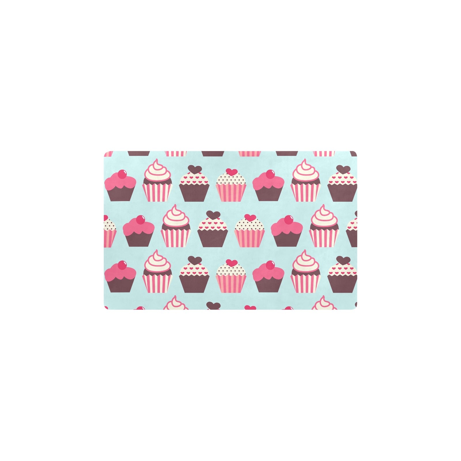 CupCake Print Pattern Kitchen Mat