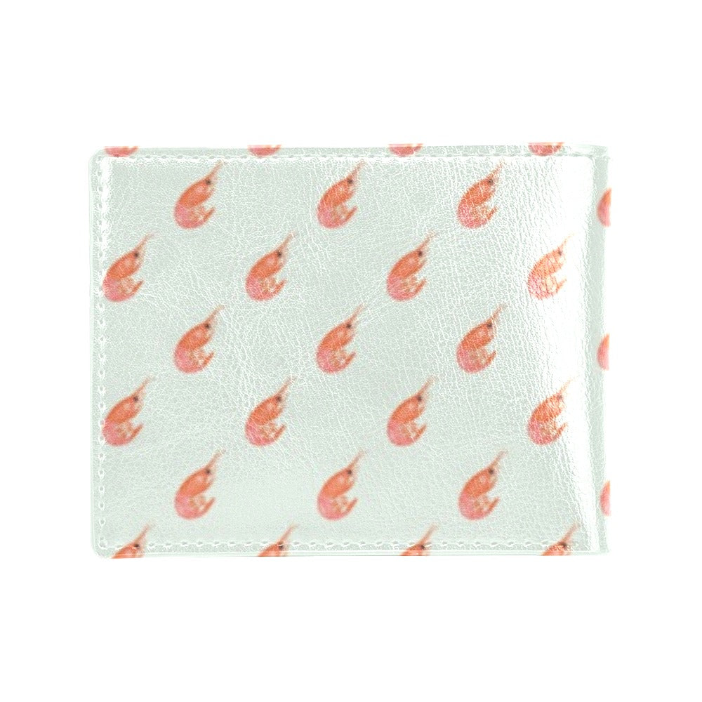 Shrimp Print Design LKS304 Men's ID Card Wallet