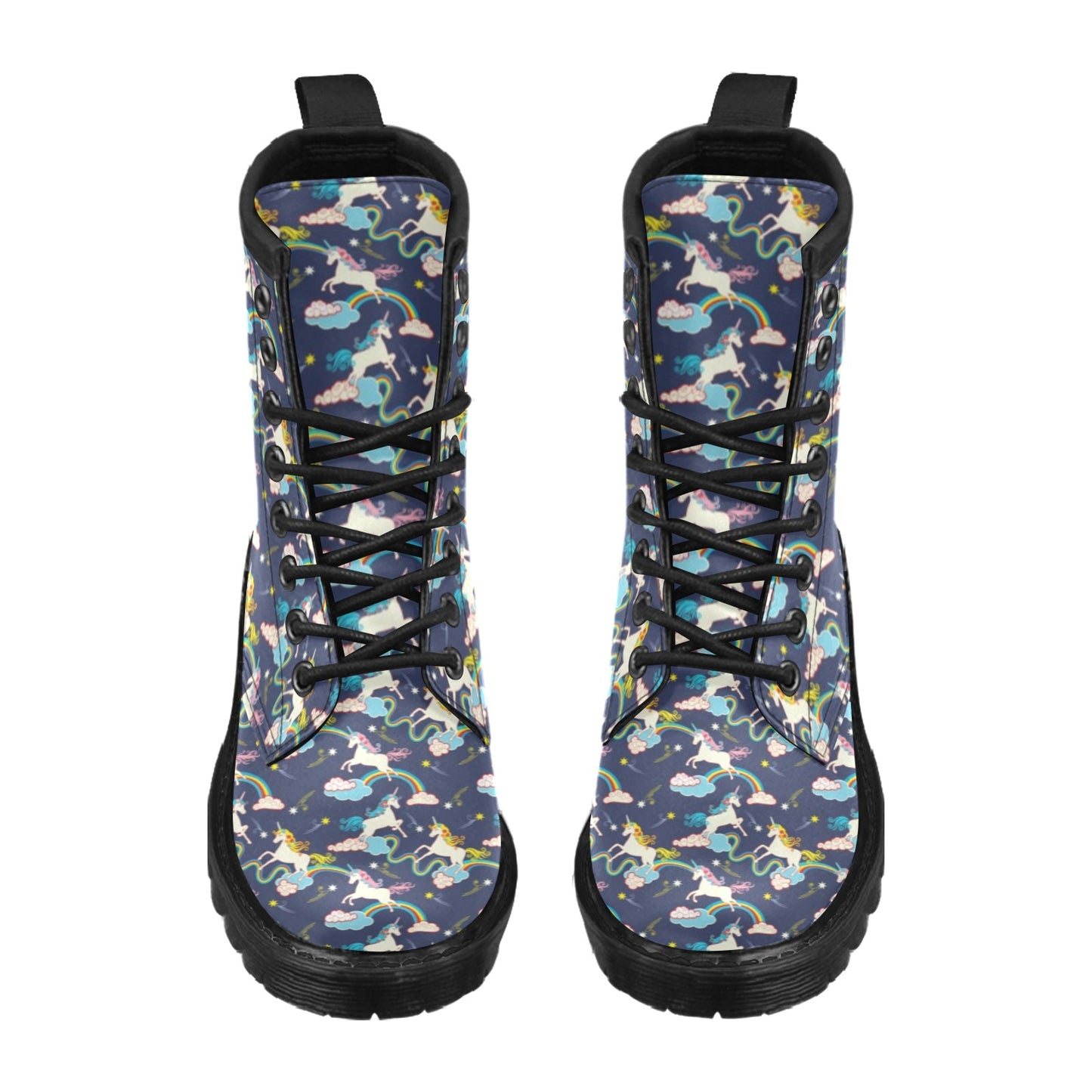 Unicorn Print Design LKS304 Women's Boots