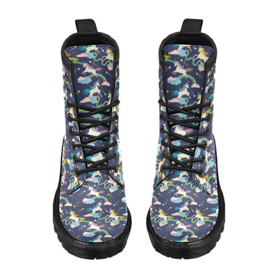 Unicorn Print Design LKS304 Women's Boots