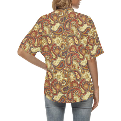 Boho Pattern Print Design 08 Women's Hawaiian Shirt