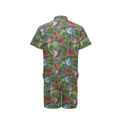 Monarch Butterfly Pattern Print Design 04 Men's Romper