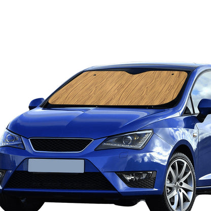 Wood Texture Print Design LKS301 Car front Windshield Sun Shade