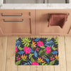 Bird Of Paradise Pattern Print Design BOP014 Kitchen Mat