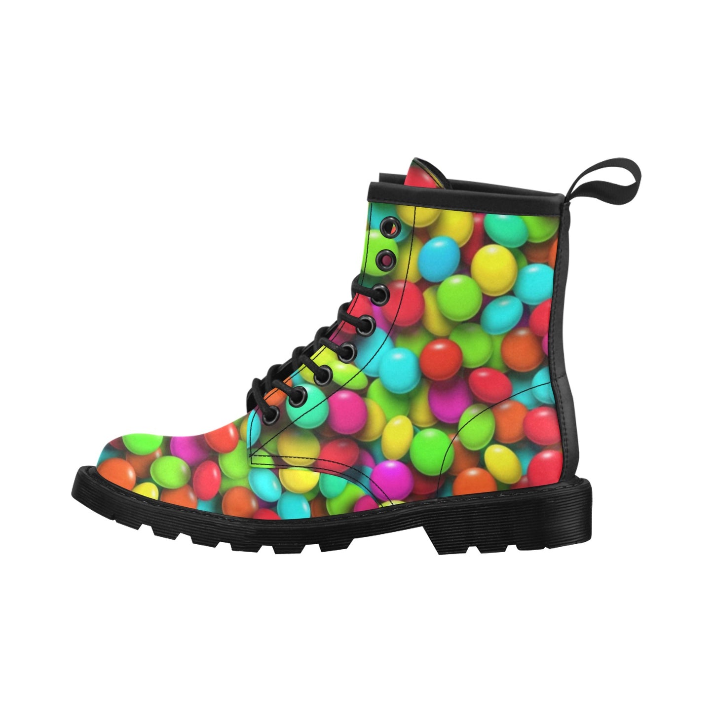 Candy Pattern Print Design CA03 Women's Boots