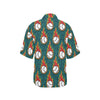 Baseball Fire Print Pattern Women's Hawaiian Shirt