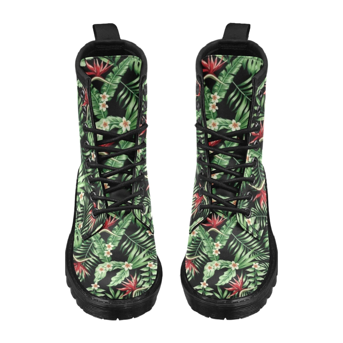 Bird Of Paradise Pattern Print Design BOP05 Women's Boots