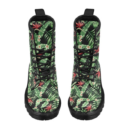 Bird Of Paradise Pattern Print Design BOP05 Women's Boots