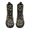 Fern Leave Bright Print Pattern Women's Boots