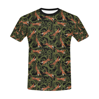 Tiger Pattern Print Design LKS303 Men's All Over Print T-shirt