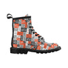 Music Note Design Themed Print Women's Boots