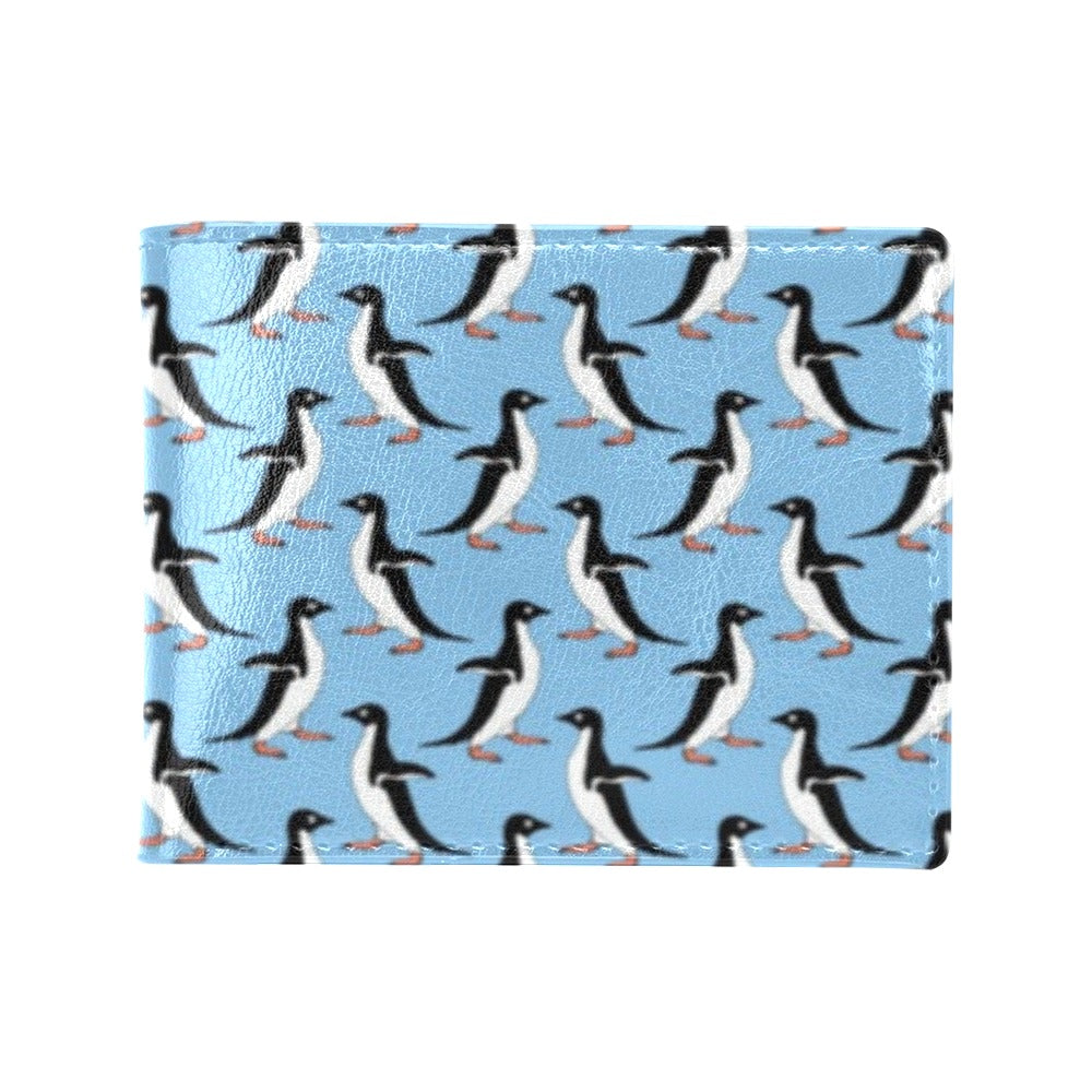 Penguin Dance Pattern Men's ID Card Wallet