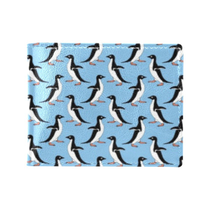 Penguin Dance Pattern Men's ID Card Wallet