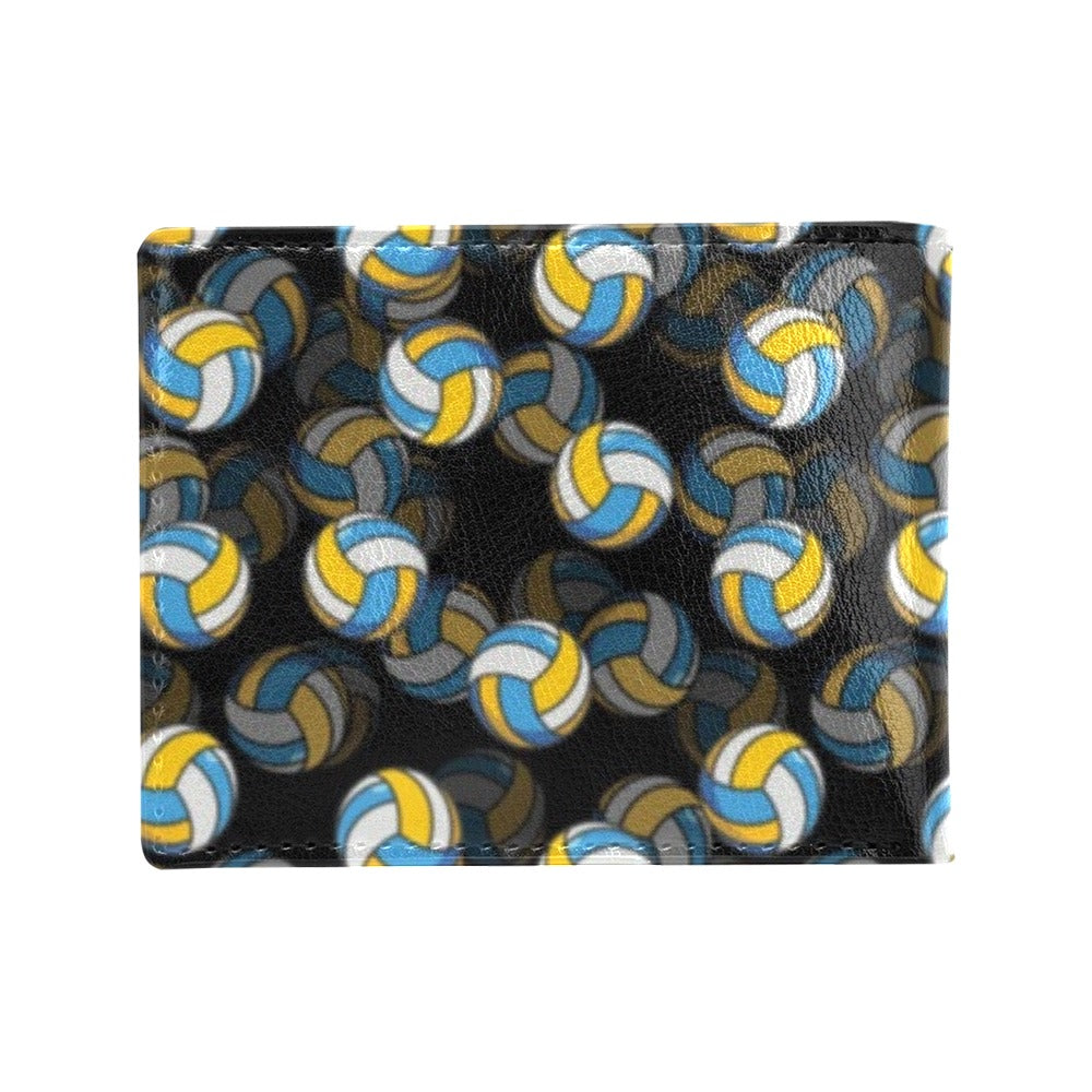 Volleyball Print Design LKS302 Men's ID Card Wallet